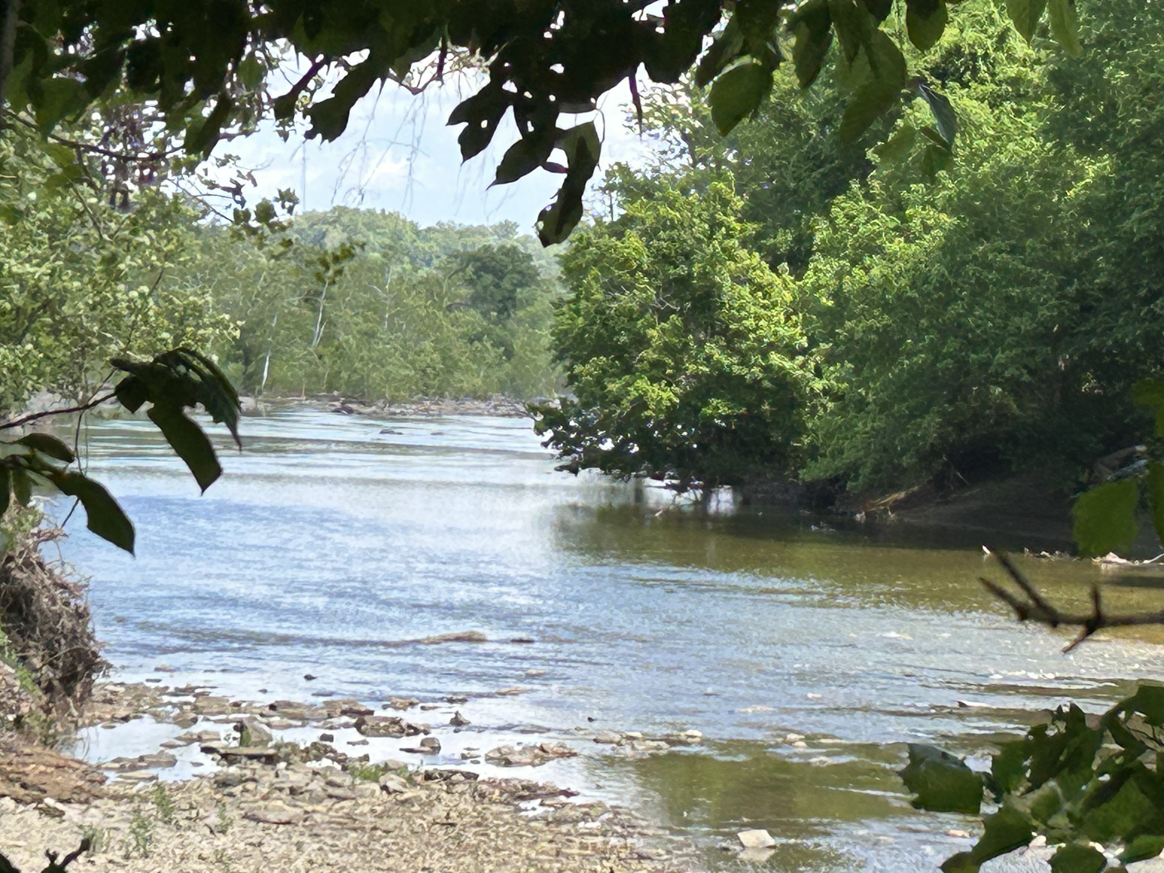 Photo of Potomac River Near Lock 10 and the Potomac Interceptor Collapse Site