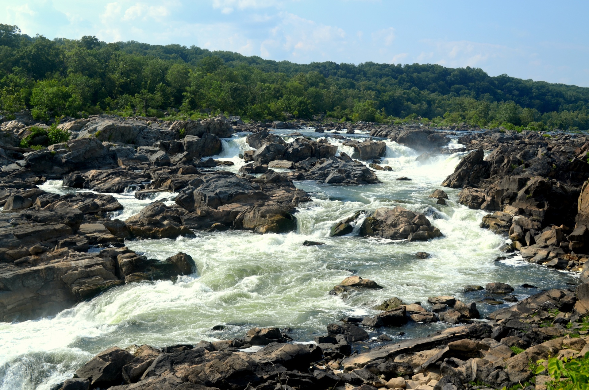 courtesy of MaxPixel Shot of Great Falls in the Potomac River, the source of our region's drinking water.