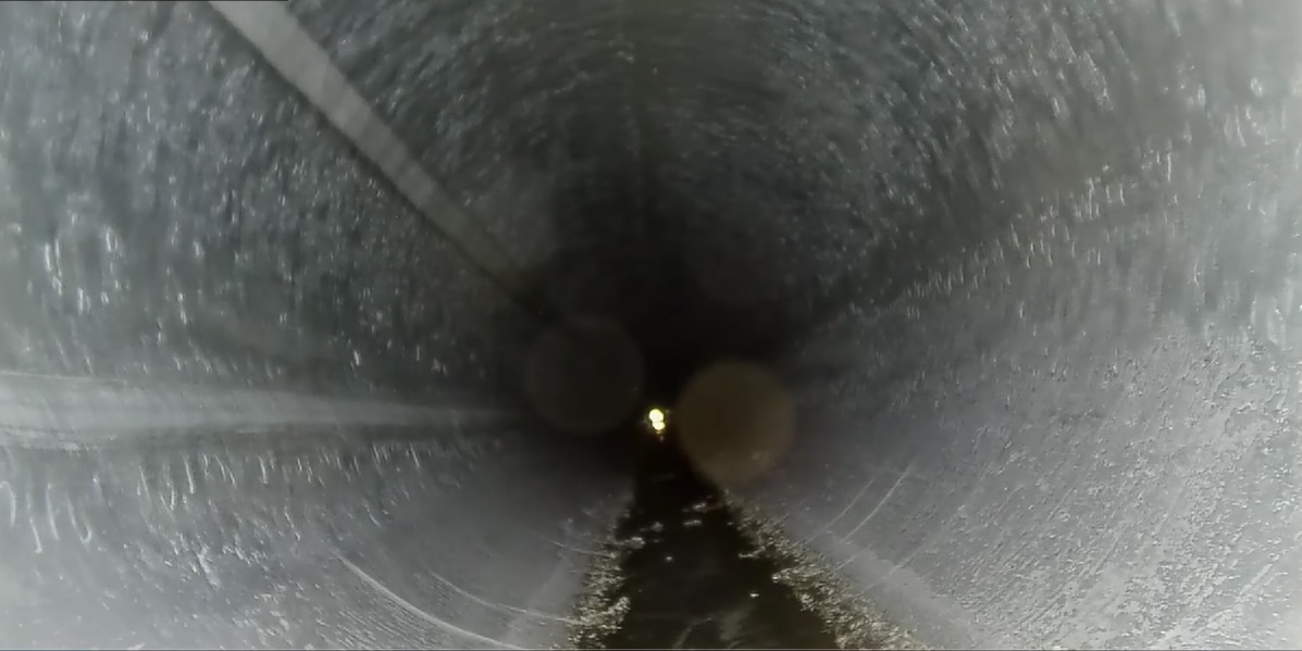 cured in place pipe liner completed