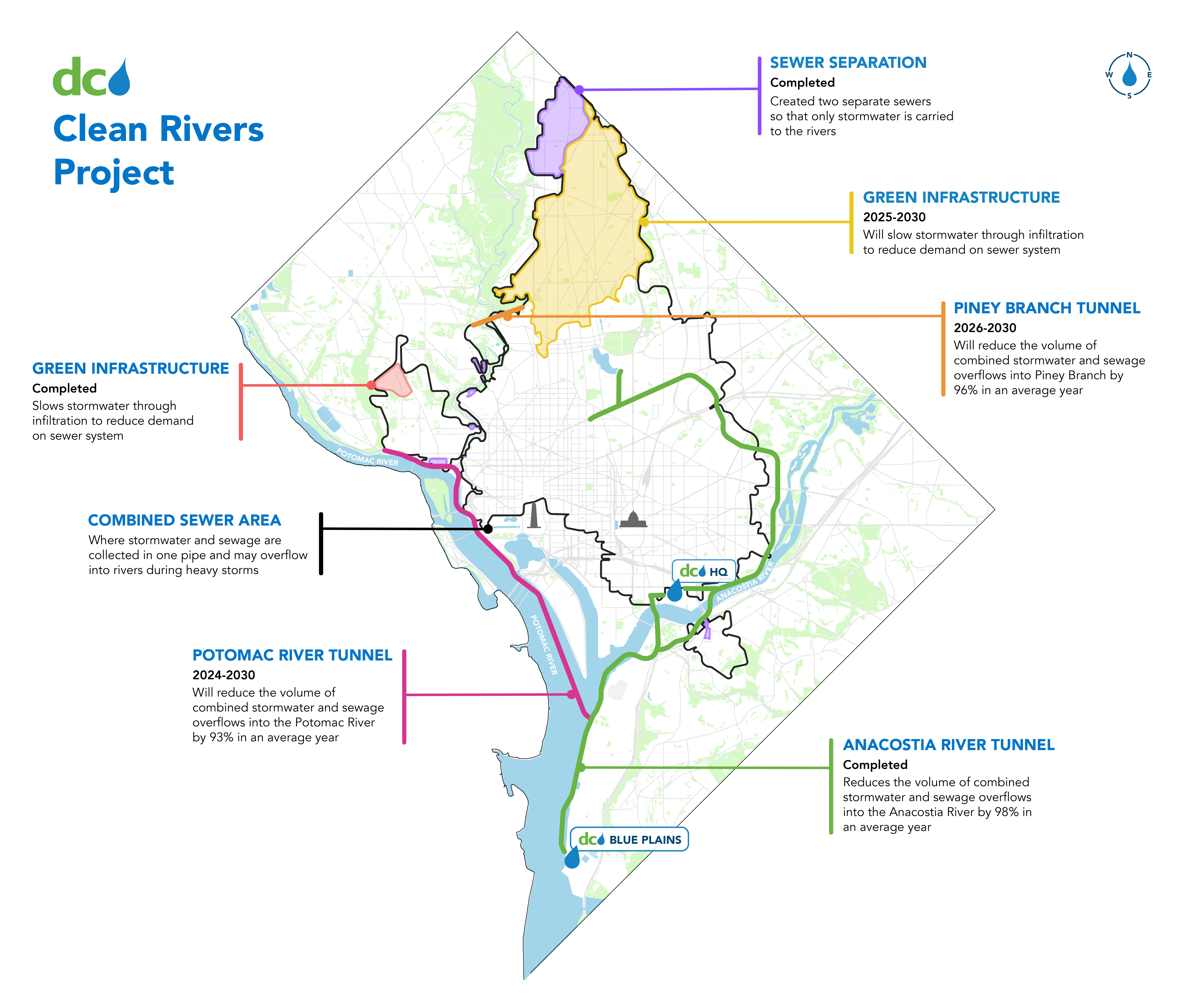 Clean Rivers Project Map