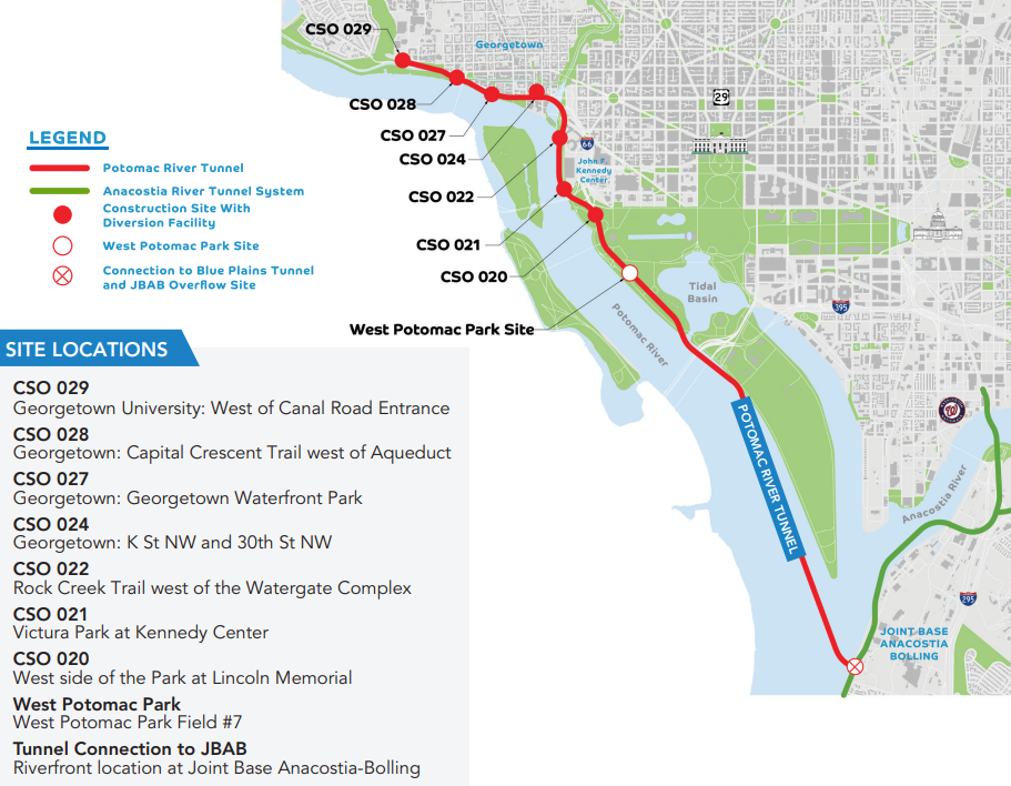 PRT Tunnel Map