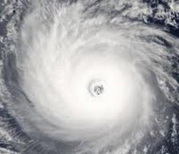 Eye of a hurricane