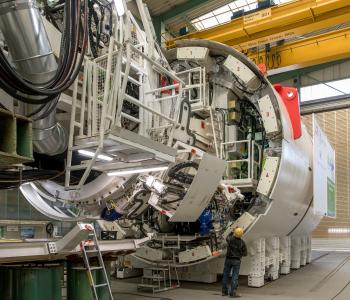 Tunnel Boring Machine named Mary undergoing Factory Acceptance Testing