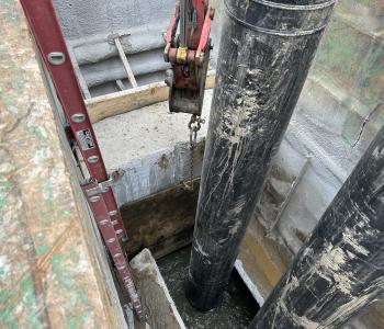 Enhanced bypass with pumps and bulkhead gate in position