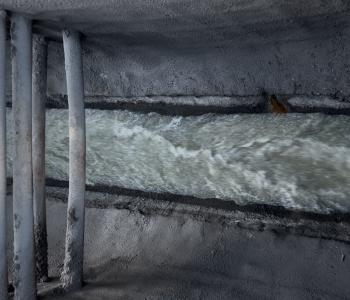 Picture of flow back in the Potomac Interceptor