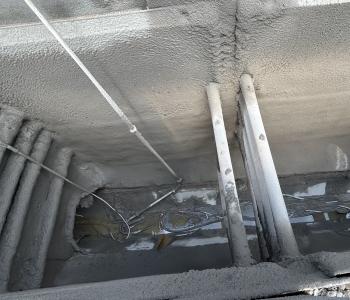 Photo of PI ready for return of flow