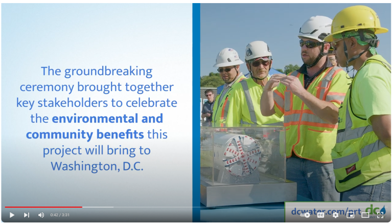 Potomac River Groundbreaking Ceremony Video Engaging scene in the Potomac River Groundbreaking Ceremony video.