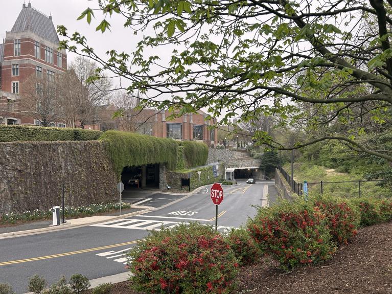 Photo of West Road where construction will take place