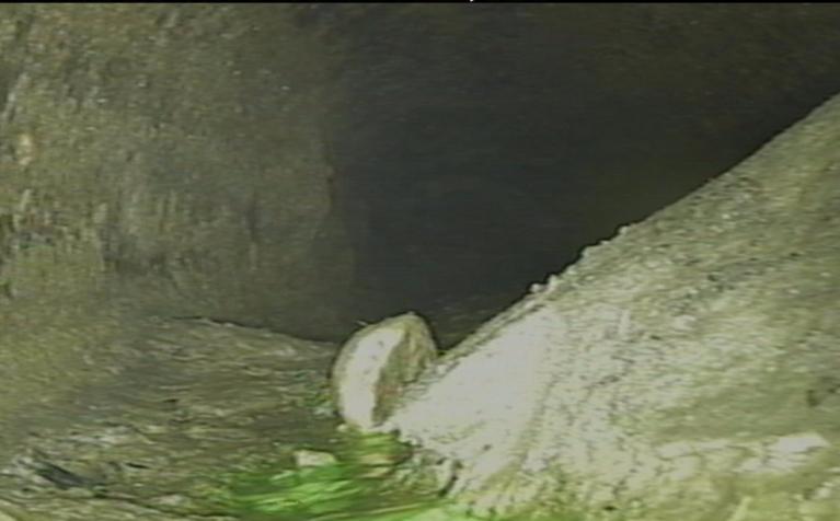 Inspection photo inside Rock Creek Main Interceptor