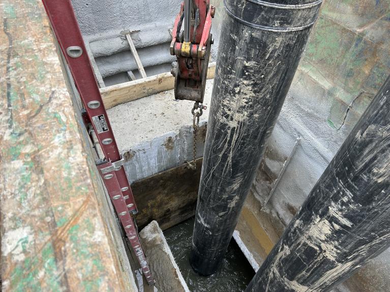 Enhanced bypass with pumps and bulkhead gate in position