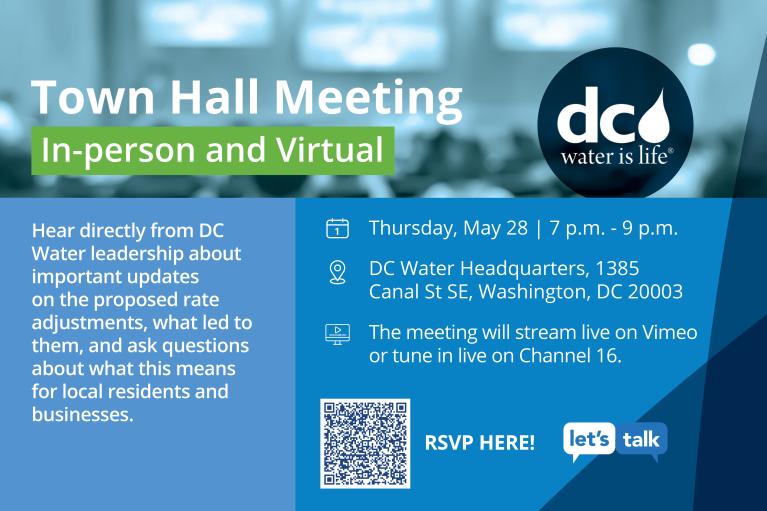 Graphic with information about the town hall