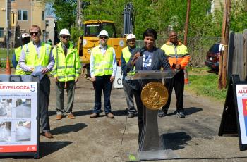 Alleypalooza 5 kickoff event with Mayor Bowser and DDOT