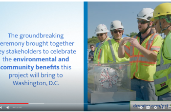 Potomac River Groundbreaking Ceremony Video Engaging scene in the Potomac River Groundbreaking Ceremony video.