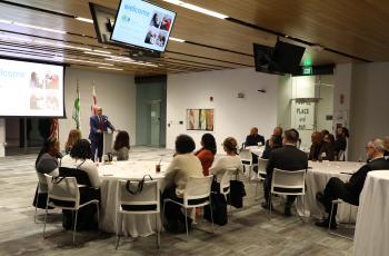 Stakeholder Alliance CEO/GM Gadis addresses Stakeholder Alliance