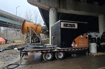 Odor Control Measures near Open Trench with Pumps