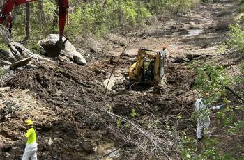 Photo of soil removal and excavation